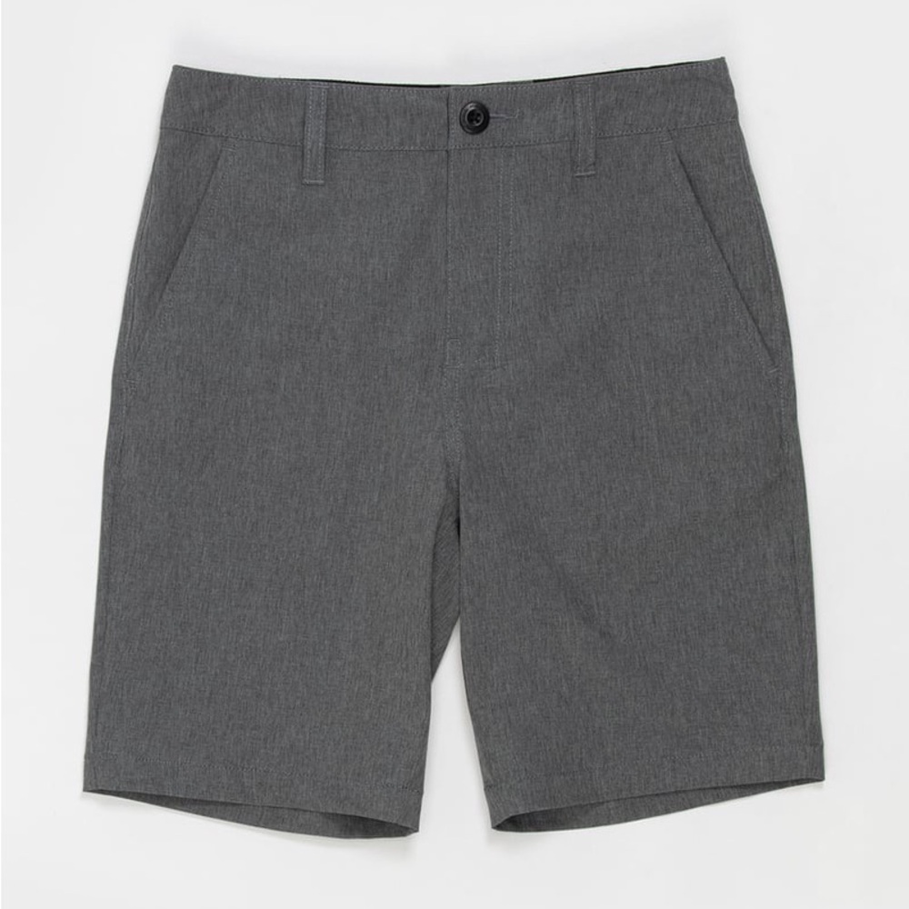 RSQ Gray hybrid shorts made from recycled plastic bottles. Size 40
